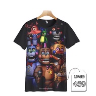 Five Nights at Freddy's Kids Clothes FNaF Game Series 3D Kids Five Nights at Freddy's T-Shirt Game S