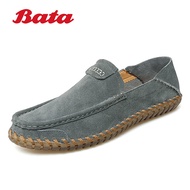 Bata Tods รองเท้าหนังลำลองทันสมัยสำหรับผู้ชาย,ใหม่ฤดูใบไม้ผลิ2023มีพู่นุ่มด้านล่างขับขี่โดยไม่มีเข็มขัดรองเท้าลำลอง