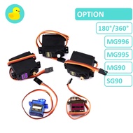 MG996R MG995 MG90S SG90 Metal Gear Servo Motor 180 / 360 degree