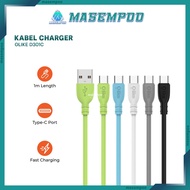 OLIKE USB Type-C D301 Fast Charging 3A Data Cable – Fast & Durable Charger Cable