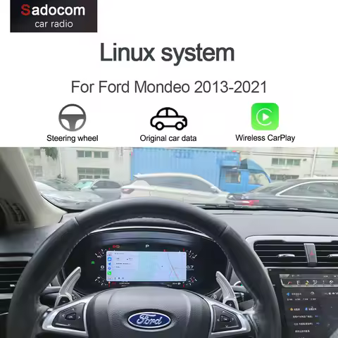 1920*720 12.3“ Dashboard Instrument car Digital Cluster Cockpit For Ford Mondeo 2013-2021 Speedomete