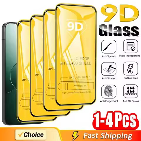 1-4PCS 9D Screen Protector For Samsung A55 A14 M32 M21 A54 A53 A71 A72 A34 A15 A6 A04 M52 M51 M31 M3