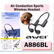 AWEI A886BL Sports Air Condution Air Trasmitting Wireless