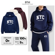 BTM Cotton Felt Men's Hoodie Thick Cotton Felt Comfortable Regular Fit Form - 16.976A