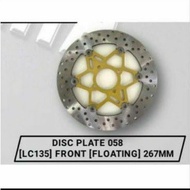 Lc135 front disc plate floating 267mm