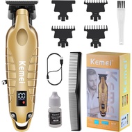 Kemei 2293 Professional Hair Beard Trimmer Men Zero Gapped Cordless Hair Clipper Barber Rechargeable