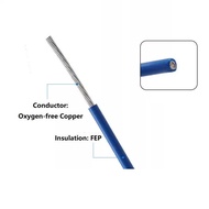 AF250 FEP Silver Plated Wire 1.5mm² ~6mm²  High Temperature DIY FEP Electronic Signal Copper Cable