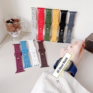 Watch Strap English Perforated Pattern Can Be Used With Smart 8 7 6 5 4 3 2 1 Se Ultra 8 Pro Hello G