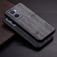 Case for oppo A36 A76 A96 bamboo wood pattern Leather phone cover Luxury coque for oppo A96 case cap