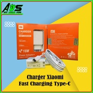 ORIGINAL CHARGER XIAOMI REDMI NOTE 8 NOTE 8 PRO TYPE C 18W MDY-10-EF