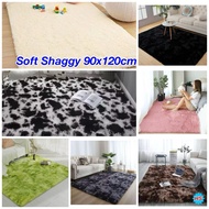 Soft Shaggy karpet bulu Saiz 90x120cm Best Quality
