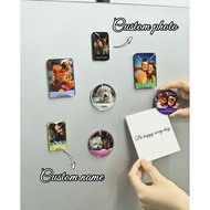 1. A Custom Photo Fridge Magnet, Photo-Adhesive Fridge Sticker Decoration, Personalized Fridge Magne