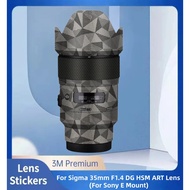For Sigma 35mm F1.4 DG HSM Art For Sony Decal Vinyl Wrap Film Camera Lens Protective Sticker ART35mm