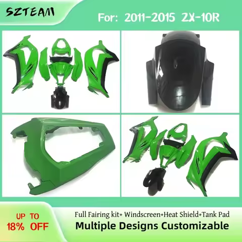 Full Motorcycle Fairings for Kawasaki 2011-2015 ZX 10R Durability Bodywork Fairing Kit ZX10R 11-15 P