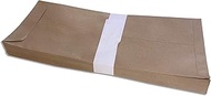 AccuPrints 100 gsm Brown Envelopes (4.5 by 10 inches) 100Pcs Chq Size Pouch Envelope/Invitation/Post