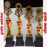 MERAH Champion Competition Cup 1 2 3 4 (N0.31 RED BODY RASER) "costum" FREE STICKER (SINGLE PART) CO