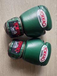 Yokkao 12oz 綠色泰拳拳擊手套