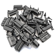 Tegg 25PCS FC-16P IDC Socket Connector Female 2x8 Pin Female Header Rectangular Connector Adapter 2.