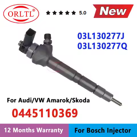 0445110369 03L130277J 03L130277Q New Diesel Fuel Injector for VW Amarok Passat TOURAN Audi A4 A6 Q5 
