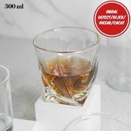 [RIJEK SALE] Old Fashioned Rock Glass Cocktail Glass 300ml - GW-300