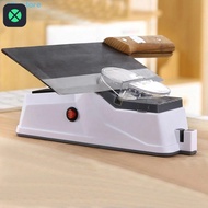 1F Kitchen Sharpener, 5V/2A Automatic Sharpening Stone, Kitchen Tool White Adjustable USB Electric Q