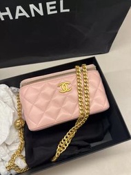 Chanel🩷櫻花粉山茶花調節扣 長盒子💕全身全套有單💖✨