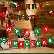 AUGUSTINE Garlands Snowman 3m for Home Pull Flag Pendants Xmas Christmas Decorations