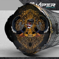 Stiker Decal Tebok Murai - MURAI PETRUK - PUNAKAWAN Sangkar Burung Diameter 60 57 55 50 47 cm