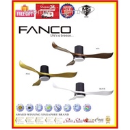 FANCO VOLARE FAN - VOLARE F1358 RC (42") / VOLARE F1358 RC-5 (52")WITH DC Motor AND 3 Blades Ceiling Fan