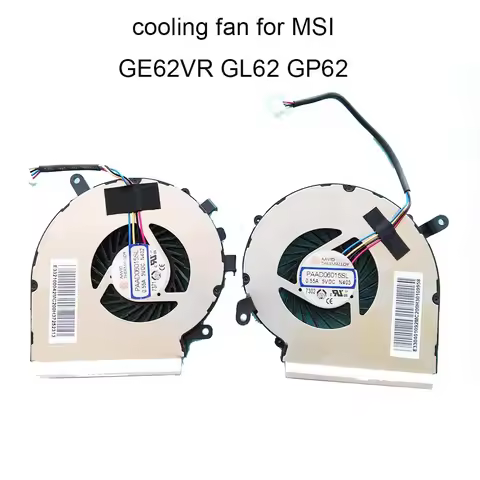 PAAD06015SL N402 N403 Computer Fans For MSI GE62VR GP62MVR GL62VR GP62VR GL62M CPU GPU Cooling Fan N