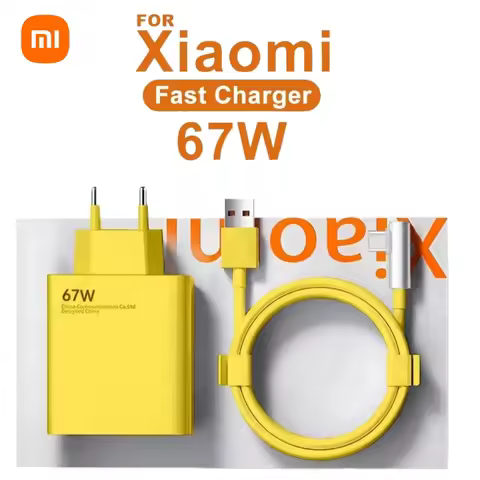 Xiaomi Original 67W USB Super Fast Charger Power Adapter Mi 12 6A Type C Cable POCO X5 X4 Pro Redmi