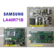 SAMSUNG LCD TV LA40R71B Power Board BN44-00134A / Main Board BN94-00880A BN41-00680D / T-CON Board :