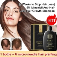 【6 Weeks Anti-Hair Loss】5% Minoxidil Anti-Hair Loss Shampoo/Hair Growth Shampoo Shampoo Gentle Anti 
