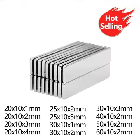 20x10x1 20x10x2 30x10x2 40x10x2 50x10x2 60x10x2 Square Magnet 30x10x3mm For Refrigerator,Office,DIY