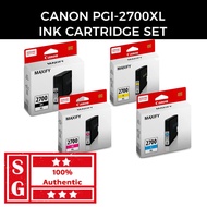 Canon PGI-2700 XL BK, C, M, Y High Yield Ink Cartridge --- Canon 2700XL Ink Cartridge Canon PGI 2700