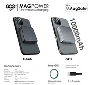 [早鳥優惠]EGO Magpower 10000mAh Magsafe無線充電器