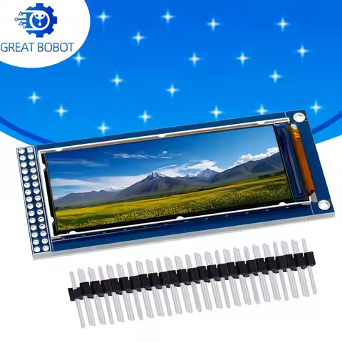 2.86-inch 376Γ960 TFT LCD Display Module with ST7701 Driver (SPI Interface, 2.8-3.3V) for Arduino/ST