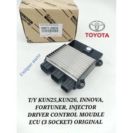 TOYOTA KUN25,KUN26, INNOVA, FORTUNER, INJECTOR DRIVER CONTROL MOUDLE ECU (3 SOCKET) ORIGINAL
