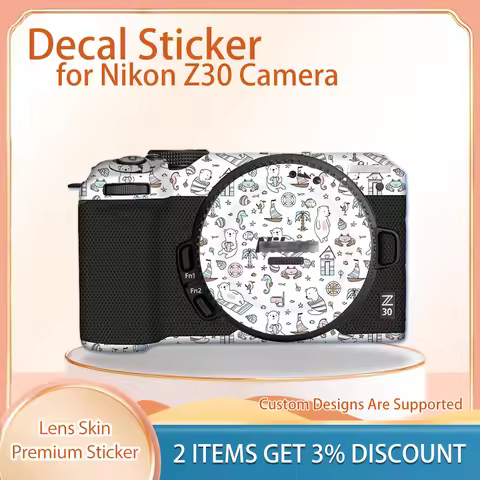 Z30 Decal Skin Anti-scratch Z30 Protective Film for Nikon Z30 Camera Skin Decal Cover Film Camera Pr