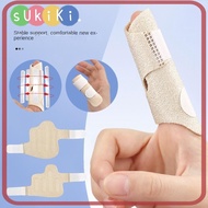 SUKIKII Finger Correction Brace, Finger Splint Protector Finger Fix Strap,  Breathable Splint Corrector Finger Care Tools