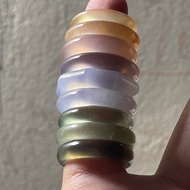 Agate ring + low segment agate ring