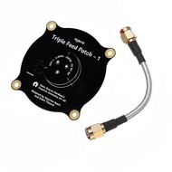 5.8G Transmission Antenna Triple Feed Patch 8dBi Circular Polarization Antenna Compatible with Feish