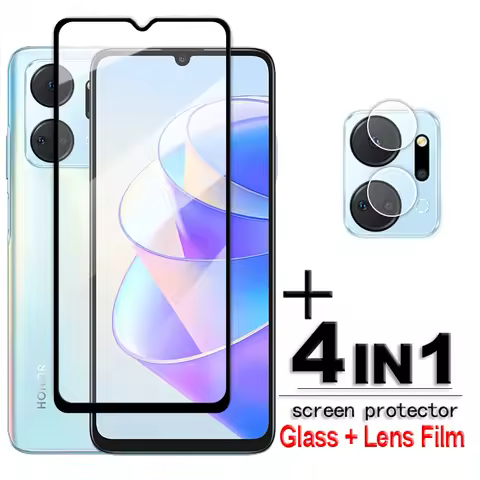 For Honor X7a Glass Honor X5 X6 X7 X8 X9 X6a X8a X7b X7a Tempered Glass 2.5D Full Cover Glue Screen 