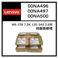 Box Boxed Lenovo M5 Server Dedicated 00NA496 00NA497 00NA500 2TB 7200 Rpm 2.5 Inch