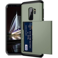 Wallet Credit Card Holder ID SlotCase For Samsung Galaxy S9 Plus  Case For Samsung Galaxy S9 S 9 Plus Bumper Phone Case