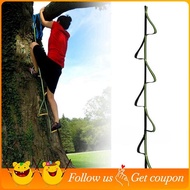 Foot Pedal Rock Climbing 7 Rings Four-Step Etrier Rope Ladder Rise Ascending Sling Mountain Deck
