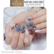 Pieceg round custard apple seeds super short, box of 240 nails [XINGME NAIL]