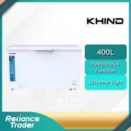 Khind Dual Function Chest Freezer (400L) FZ400