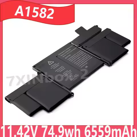 A1582 A1493 11.42V 74.9Wh 6559mAh Laptop Battery for Apple MacBook Pro 13' Retina A1502 2013 2014 20