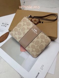 全新✨COACH wallet 手拿包 Coin wallet 零錢包🎁禮盒